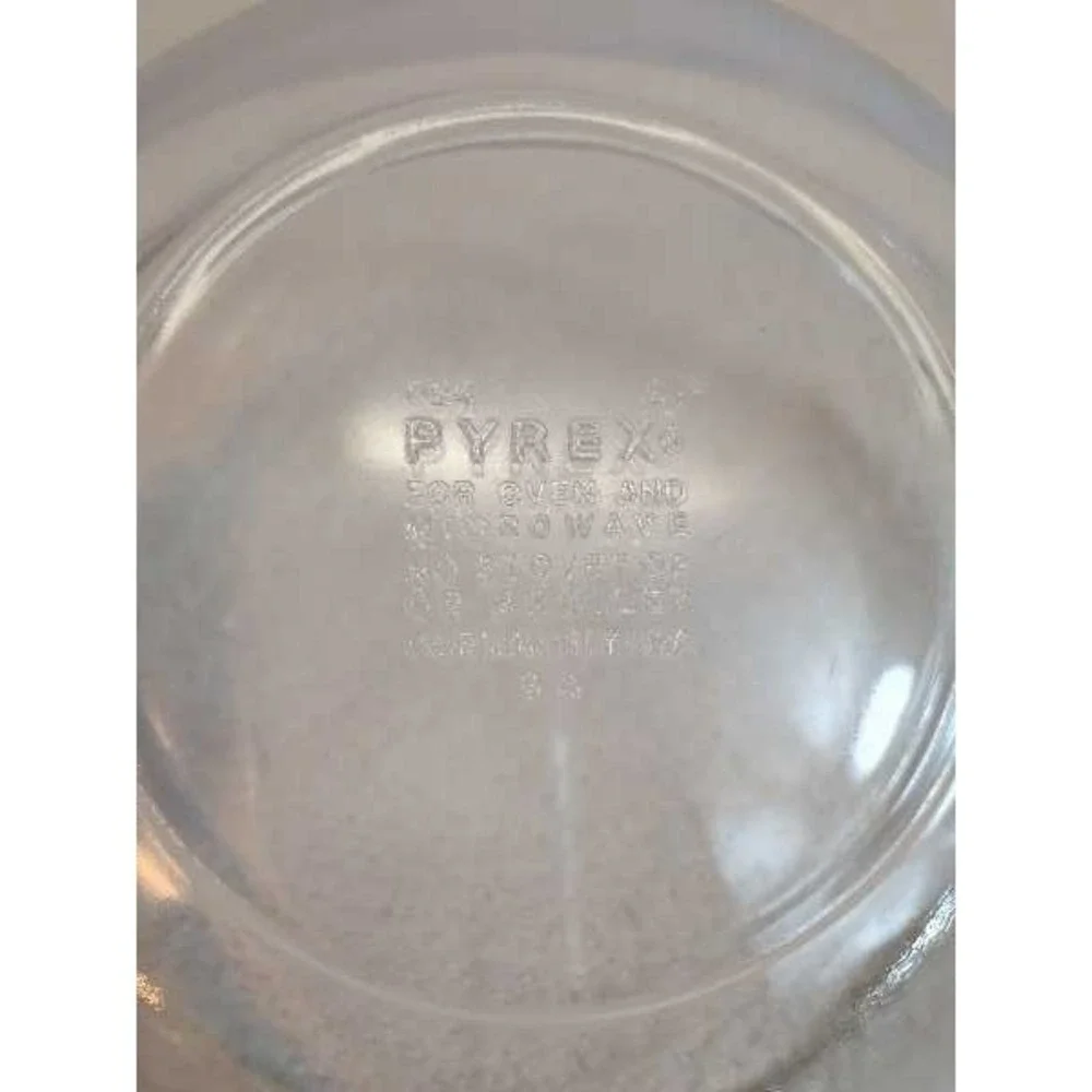 Pyrex Bowl Clear Glass Oven Microwave Safe Vintage Kitchenware